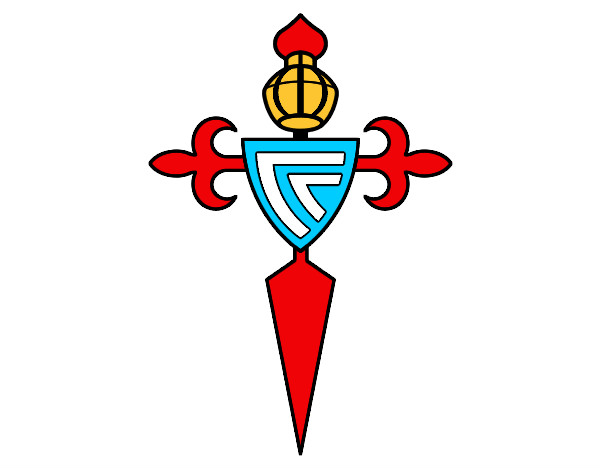 Dibujo Escudo del Real Club Celta de Vigo pintado por MartinB