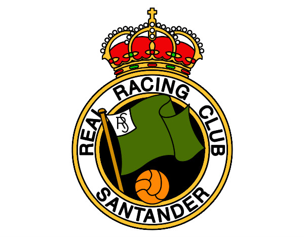 Dibujo Escudo del Real Racing Club de Santander pintado por MartinB