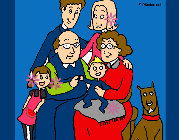 Dibujo Familia pintado por elsavega