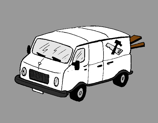 furgoneta de carpintero