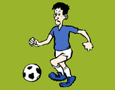 Dibujo Jugador de fútbol pintado por jfrkffkkf