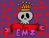 Dibujo Love Emo pintado por Looliita