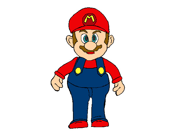 Dibujo Mario pintado por Lauryt