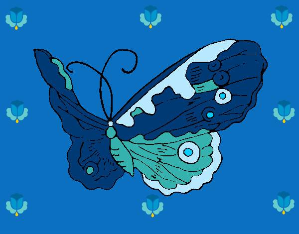 Dibujo Mariposa elegante pintado por Veri Veri