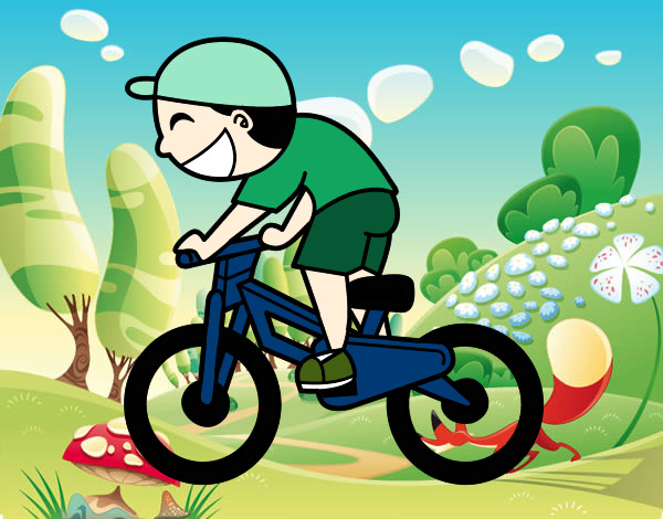 niño ciclista