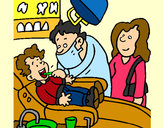 Dibujo Niño en el dentista pintado por Delfi2012