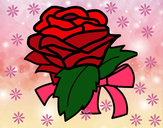 Dibujo Rosa, flor pintado por vacardi