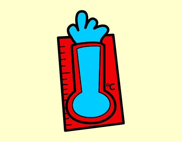 termometro que indica 50ºg bajo 0