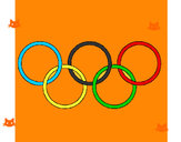 Dibujo Anillas de los juegos olimpícos pintado por nickangel