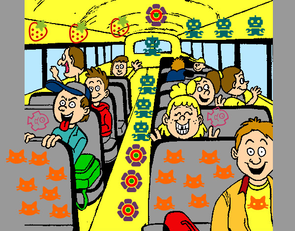 Dibujo Autobus escolar pintado por abilop_1