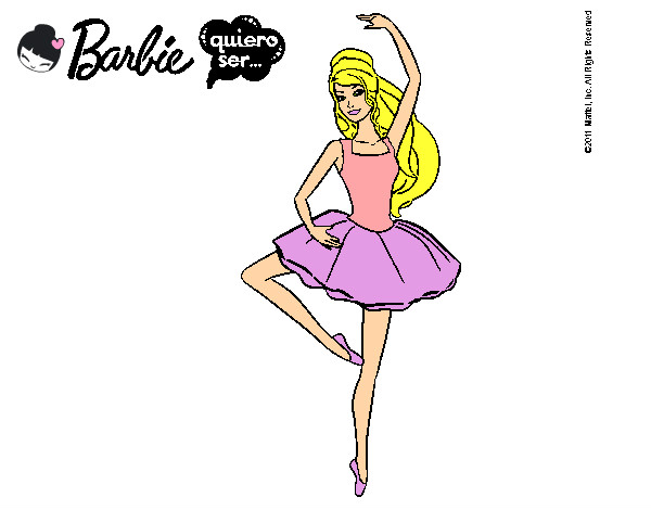 Dibujo Barbie bailarina de ballet pintado por ivi999