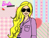 Dibujo Barbie con gafas de sol pintado por Gemilla123