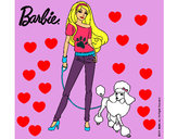 Dibujo Barbie con look moderno pintado por antopets