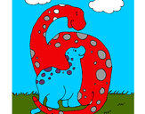 Dibujo Dinosaurios pintado por SANTYMAN