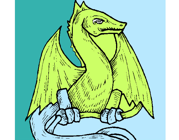 Dibujo Dragón 2 pintado por ericflato