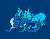 Dibujo Dragón de mar pintado por Rosalbox