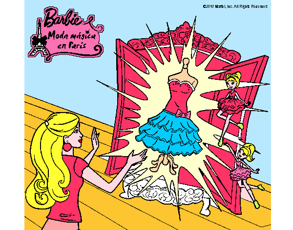 El vestido mágico de Barbie