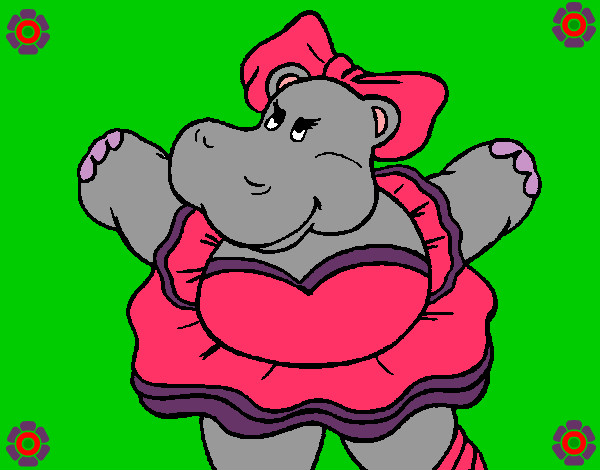 hipopotama bailarina