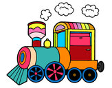 Dibujo Locomotora de vapor pintado por Leandro06