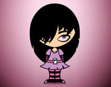 Dibujo Look Emo pintado por micaelayda