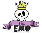 Dibujo Love Emo pintado por isacullen