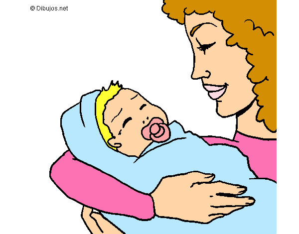 Dibujo Madre con su bebe II pintado por smilelove