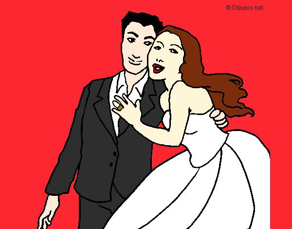 Dibujo Marido y mujer pintado por jfrkffkkf