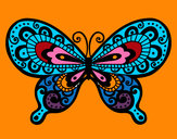 Dibujo Mariposa bonita pintado por Natre