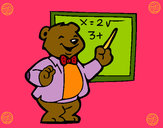 Dibujo Profesor oso pintado por Marina10