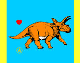 Dibujo Triceratops 1 pintado por inariama
