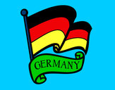 Dibujo Bandera de Alemania pintado por mainaaina