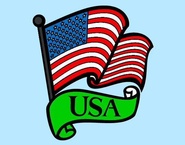 Dibujo Bandera de los Estados Unidos pintado por ignaciot