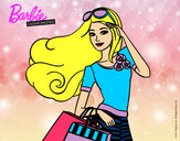 Dibujo Barbie con bolsas pintado por andre_1