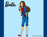 Dibujo Barbie con look casual pintado por andre_1