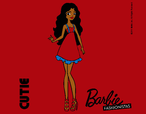 Dibujo Barbie Fashionista 3 pintado por ivi999