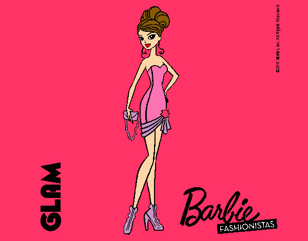 Dibujo Barbie Fashionista 5 pintado por ivi999