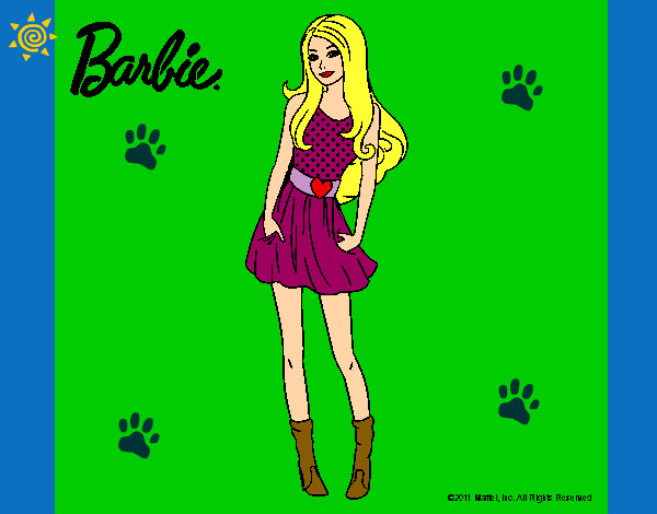Dibujo Barbie veraniega pintado por ivi999