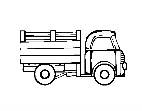 Dibujo Camioneta pintado por somal
