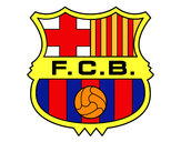 Dibujo Escudo del F.C. Barcelona pintado por ignaciot