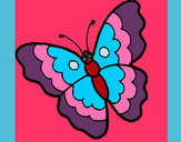 Dibujo Mariposa 13 pintado por linda2002