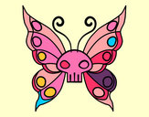 Dibujo Mariposa Emo pintado por cuquis