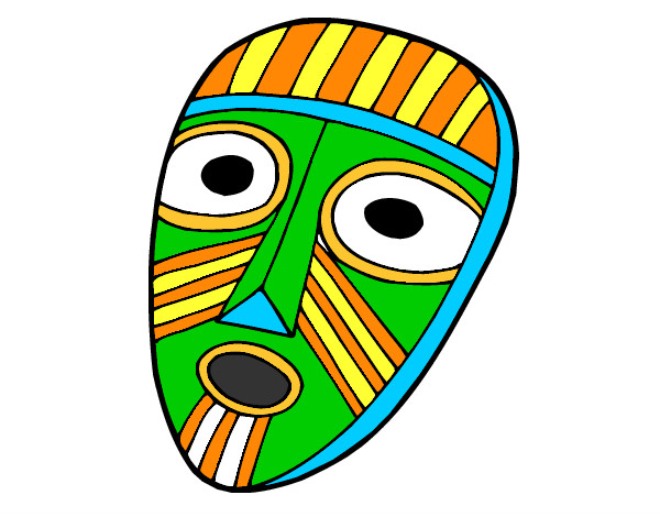Dibujo Máscara sorprendida pintado por merylokis