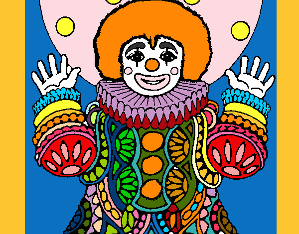 Dibujo Payaso disfrazado pintado por jazmin9800