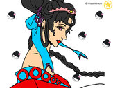 Dibujo Princesa china pintado por babylove