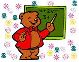 Dibujo Profesor oso pintado por ainhoa10
