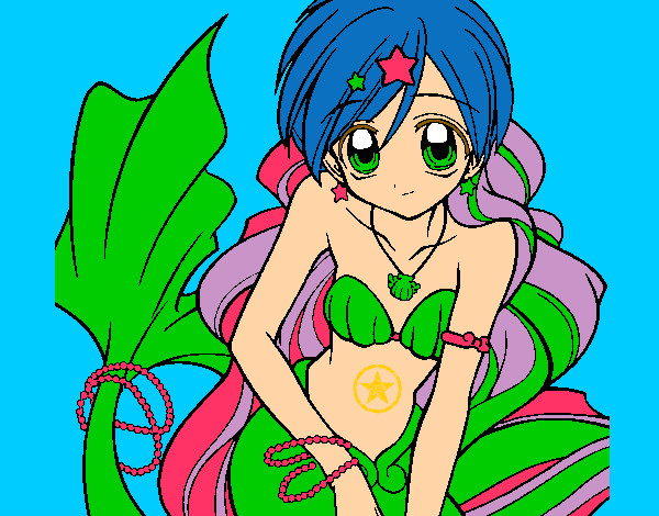 Dibujo Sirena 3 pintado por mikuhatasu
