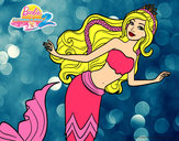 Dibujo Sirena nadando pintado por Lucia9