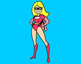 Dibujo Superheroina pintado por Andtry