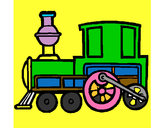 Dibujo Tren 2 pintado por lunitabell