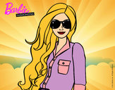 Dibujo Barbie con gafas de sol pintado por sofi2012